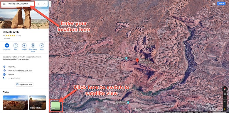 googlemaps photo location of Utah
