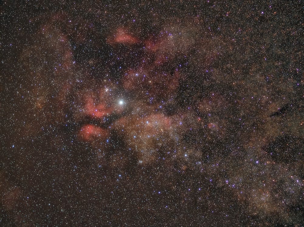 Sadr region in Cygnus