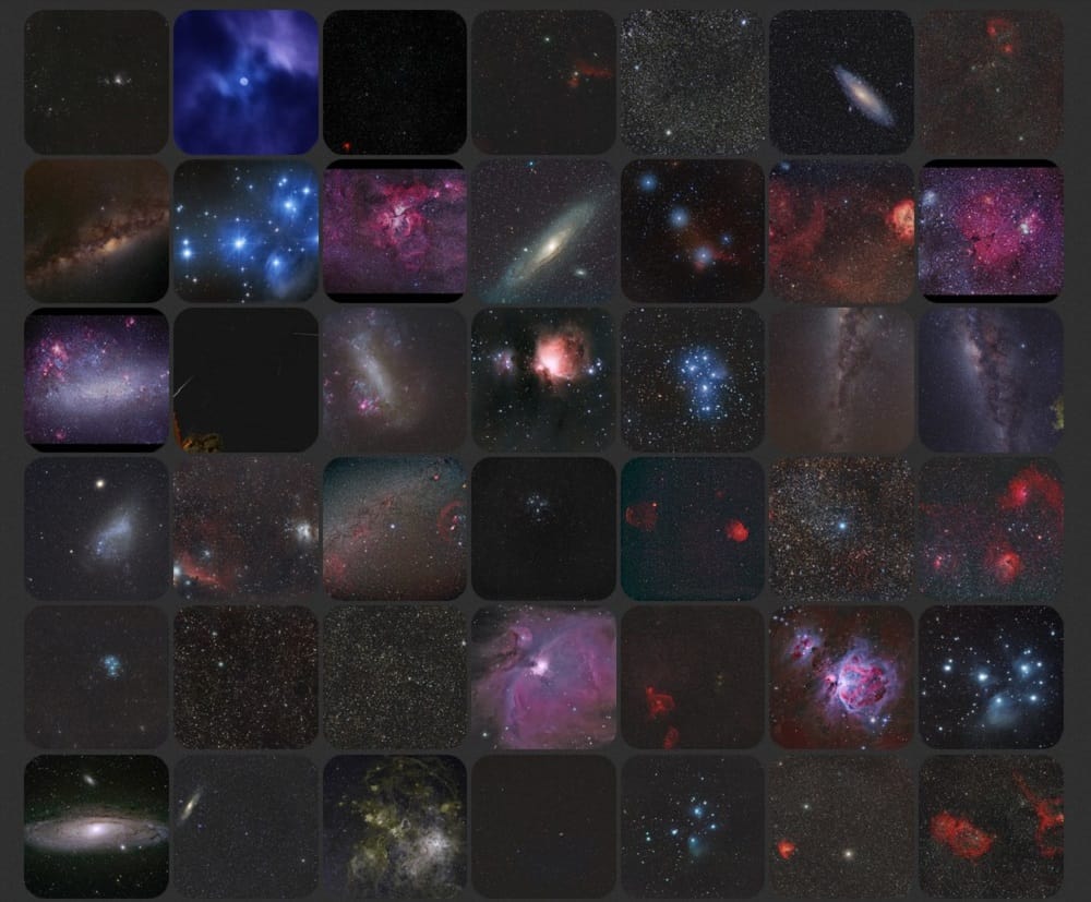 Astrophotography images taken with the SkyWatcher Star Adventurer Pro