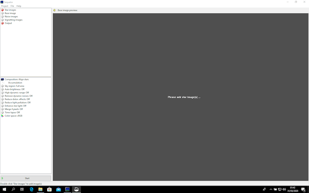 astrophotography stacking software sequator