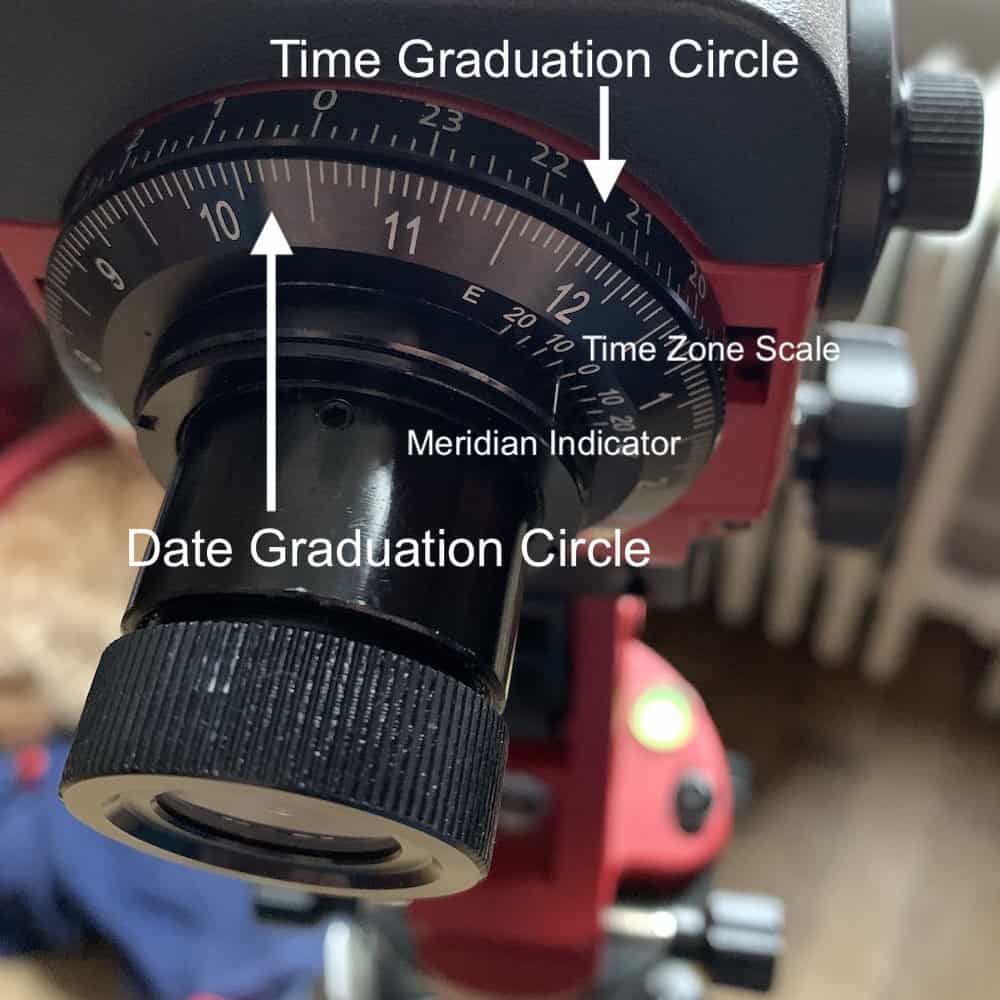 different Graduation Circles and Scales on the star adventurer pro