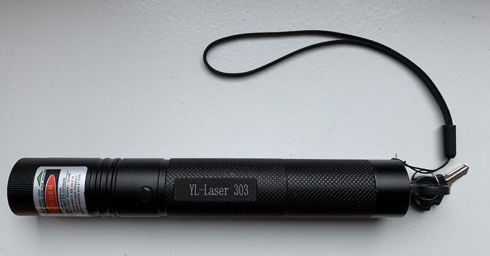 green laser light pointer