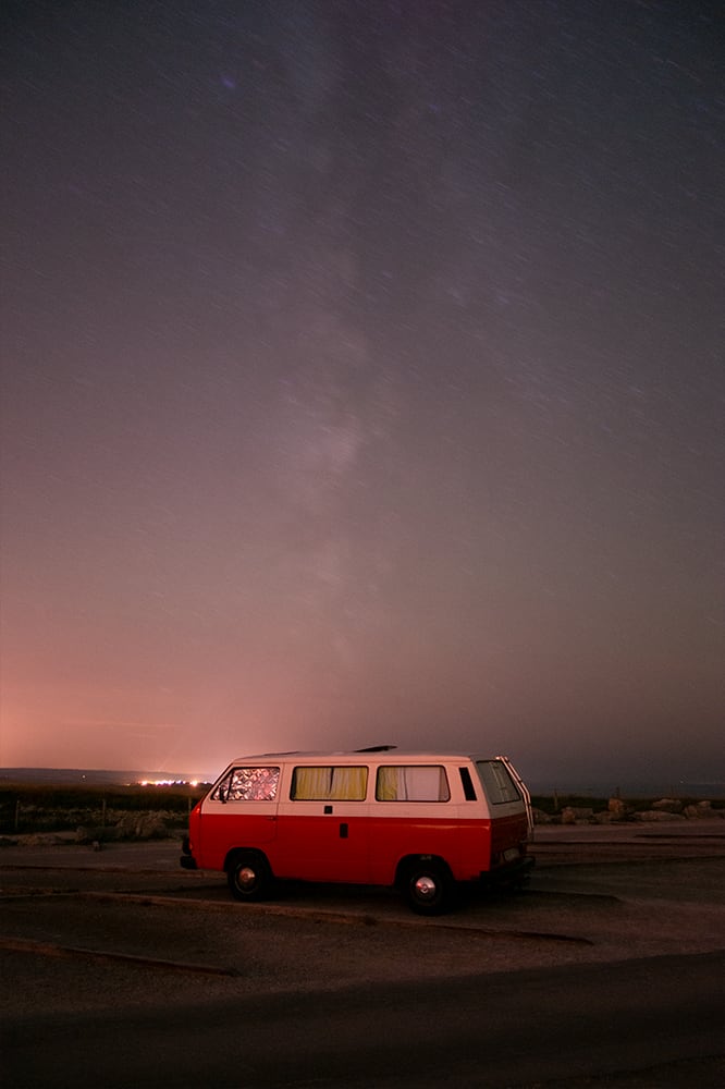 Stacked van image for the foreground