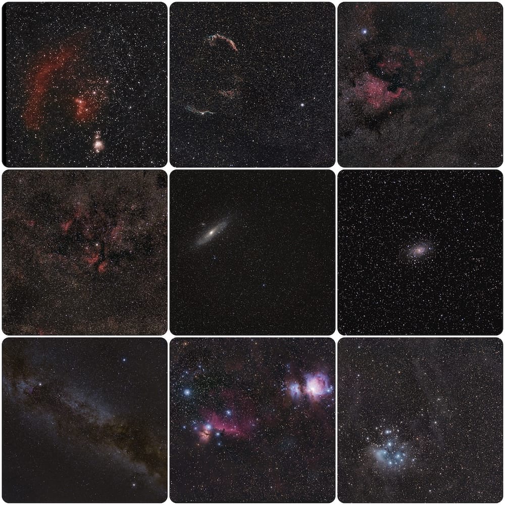 astronomy images created with DSS
