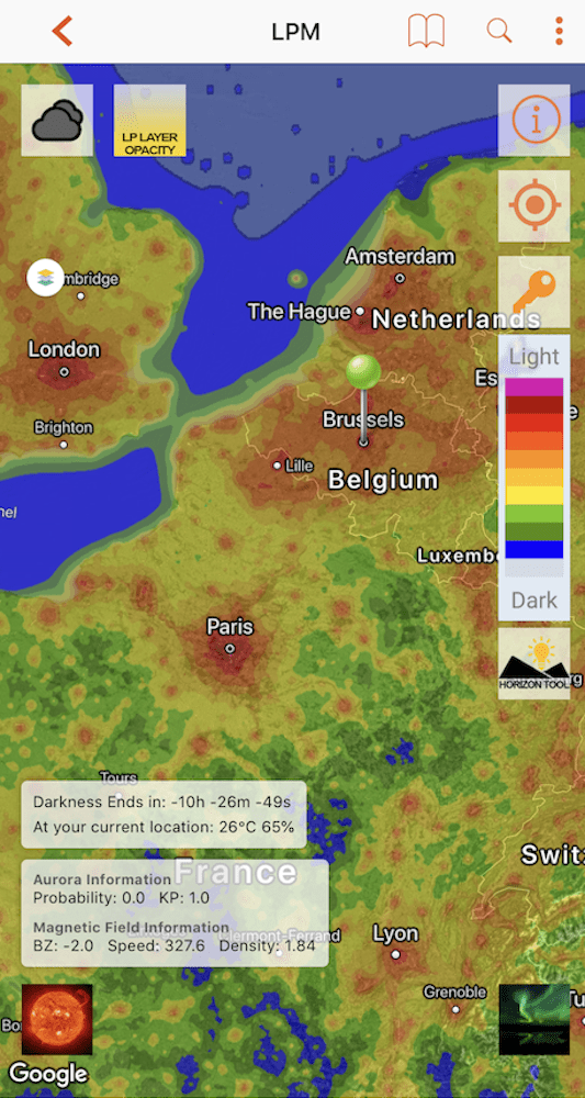 Light Pollution Map Bortle Scale : Surprise Light Dark Map Sky ...