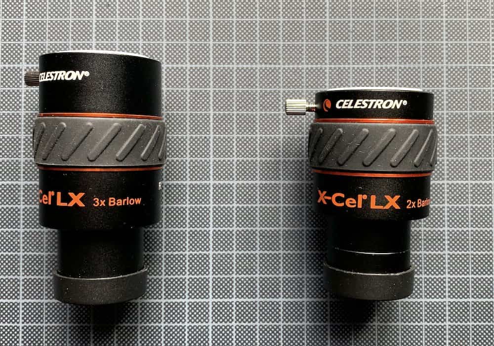 Celestron barlow lenses