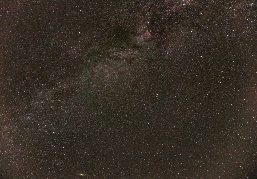 Widefield of the Milky Way from Deneb to Cassiopeia