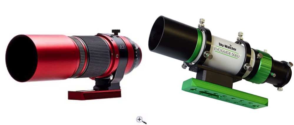 William Optics Redcat Z51 compared to the Sky-Watcher Evoguide 50ED