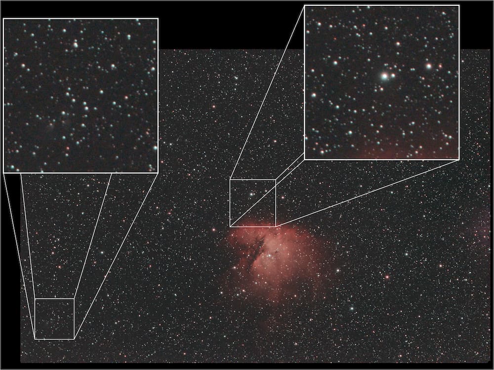 close up details of image taken with evoguide 50ed