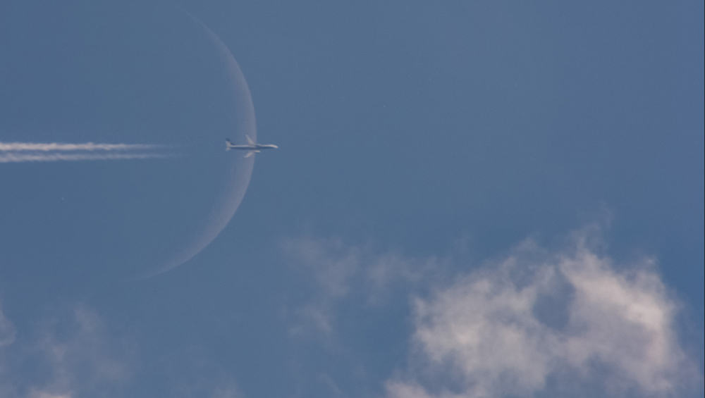 final composition for image of plane and the Moon