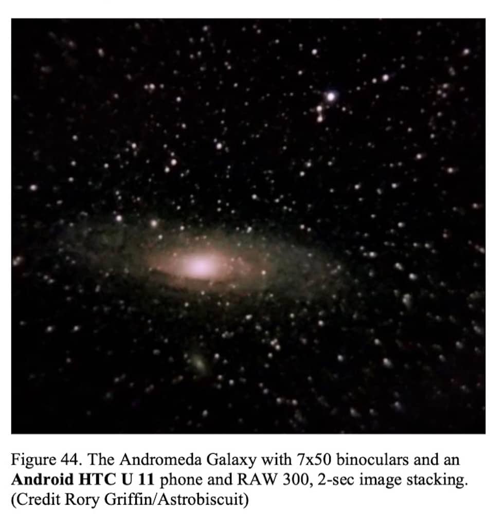 Andromeda Galaxy with a smartphone