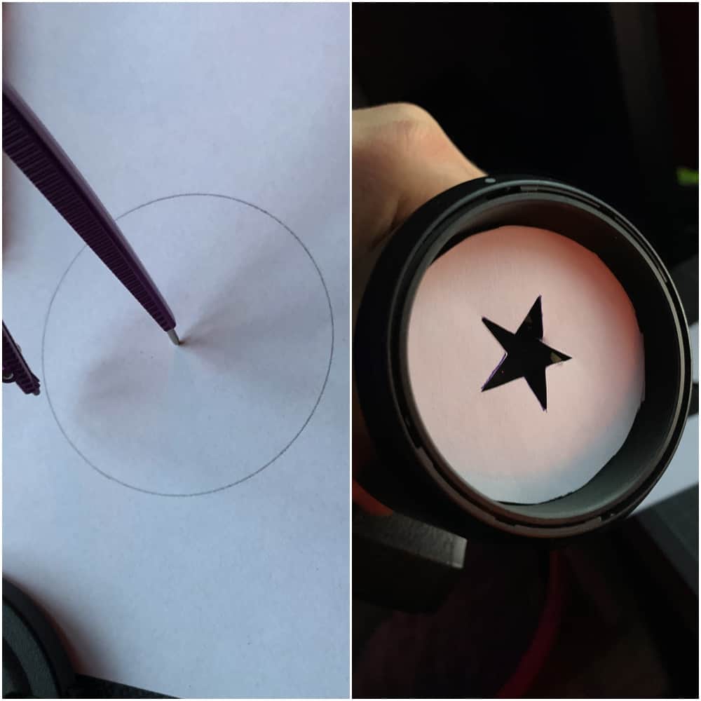 Building a star mask for a Bokeh effect