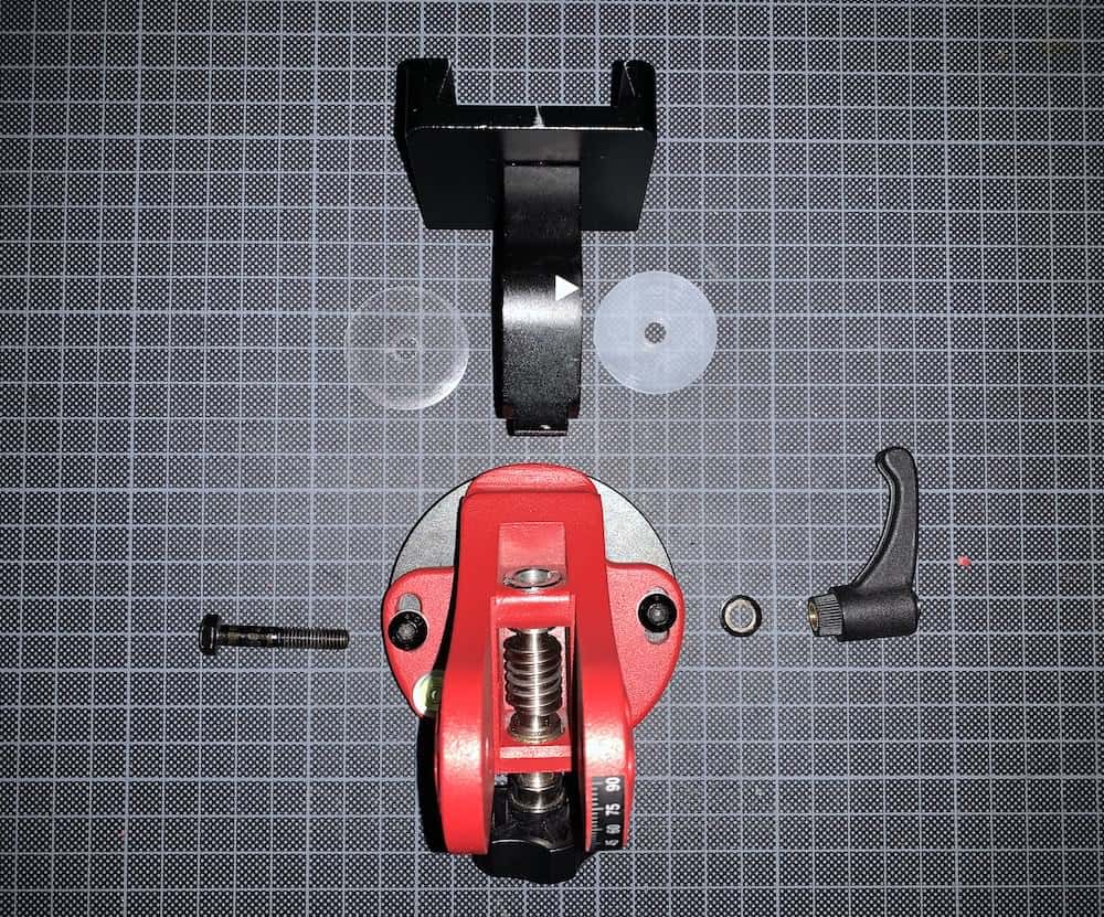 parts used to connect the Altitude Assembly to the wedge’s body
