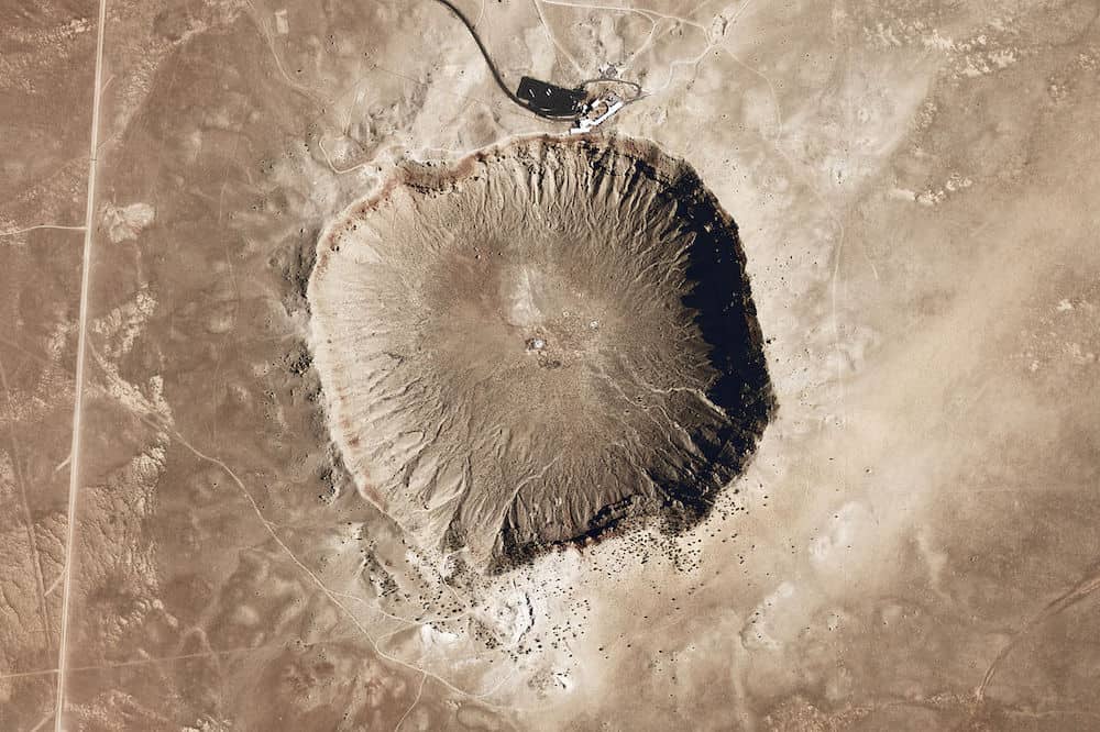 Meteor Crater in Arizona USA
