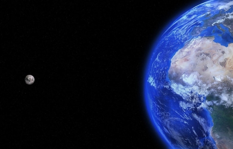 Earth and the Moon