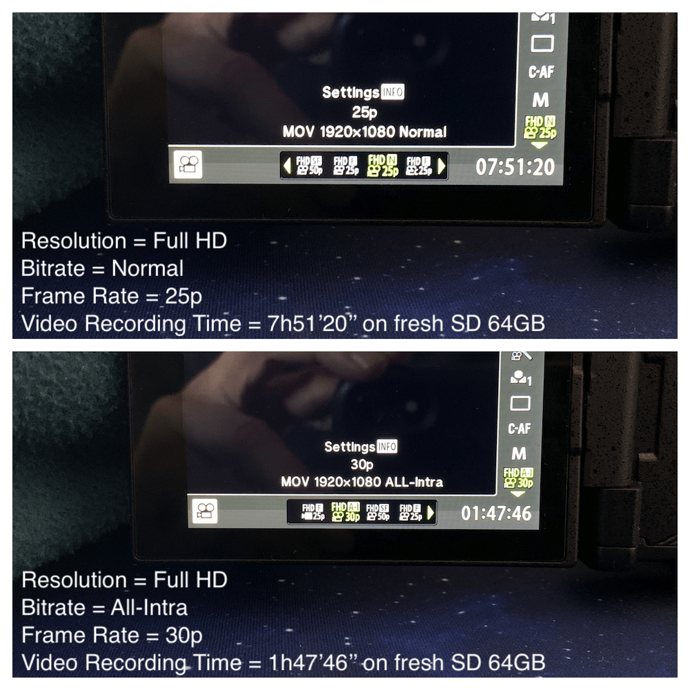 The size of a video depends on its resolution, frame rate, and bitrate