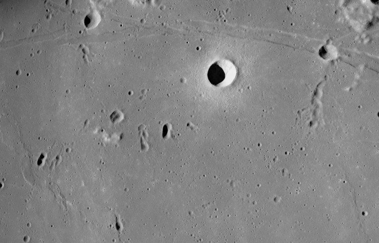 Sea of Tranquility near Apollo Landing Site 2