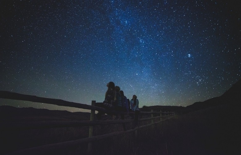 Stargazing after the sun sets