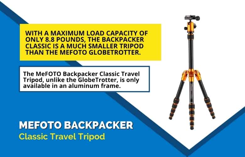 MeFOTO Backpacker Classic Travel Tripod