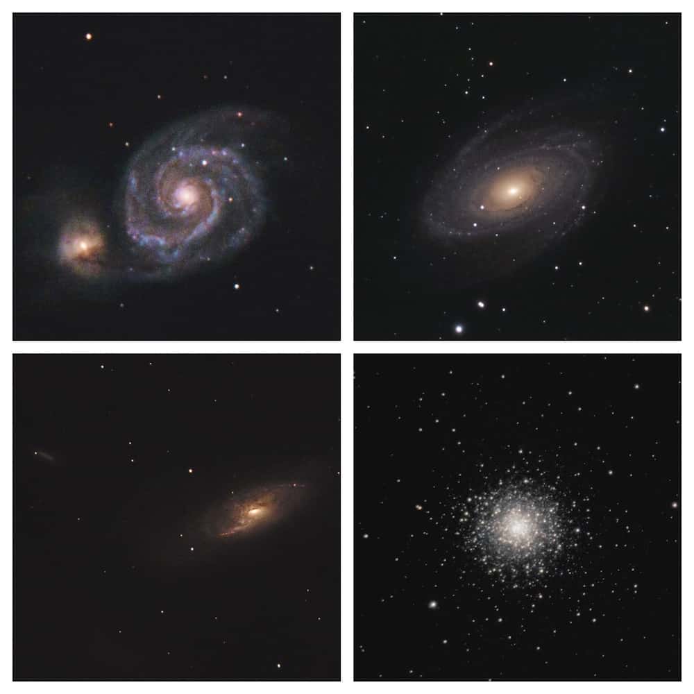 Galaxies And Star Clusters at 900mm with the C5 reduce.