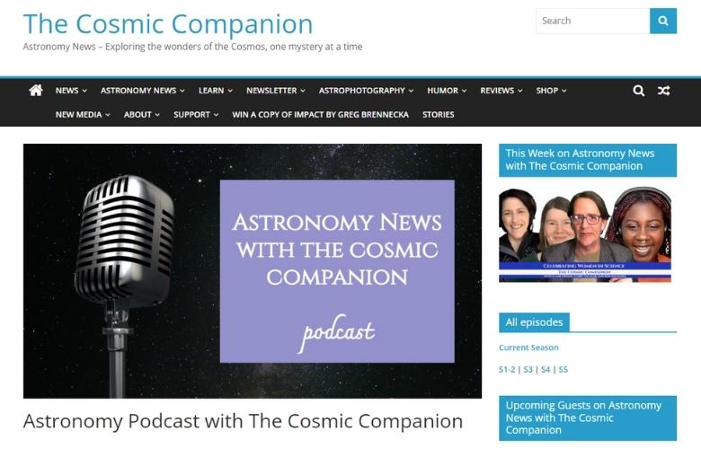 Astronomy News With the Cosmic Companion