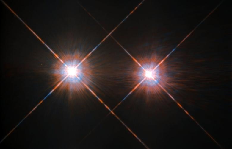 Hubble's Best Image of Alpha Centauri A and B