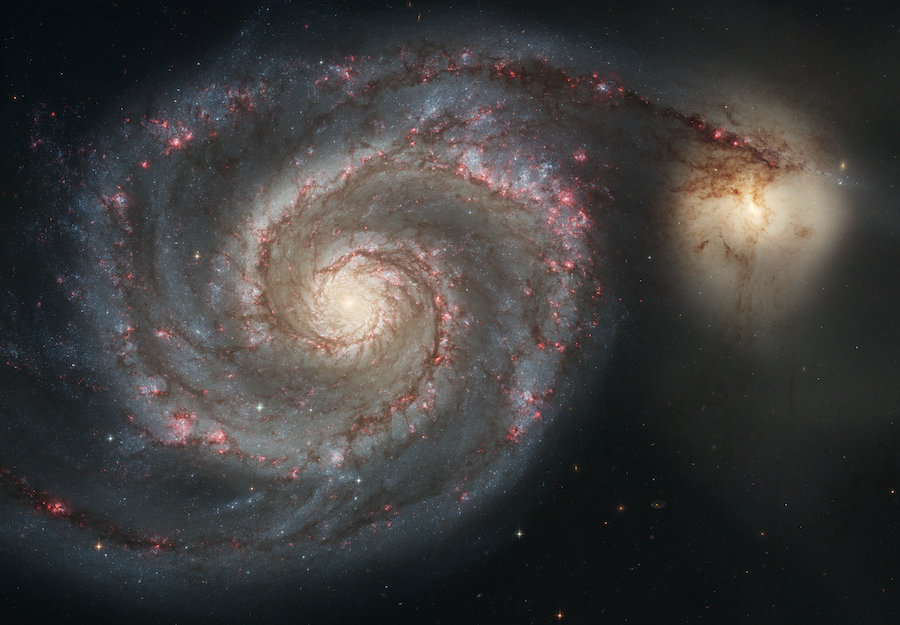 M51 in Ha+RBG