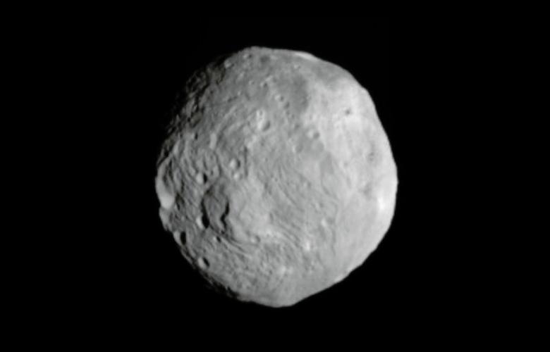 NASA Dawn spacecraft obtained this image of the giant asteroid Vesta with its framing camera on July 9, 2011