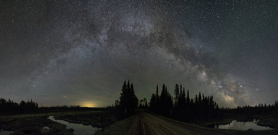 The Milky Way from a dark location in Minnesota