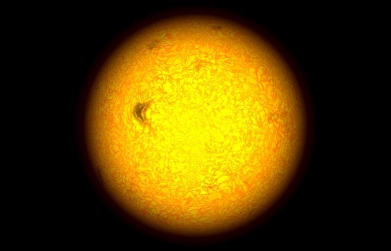 Yellow dwarf star image