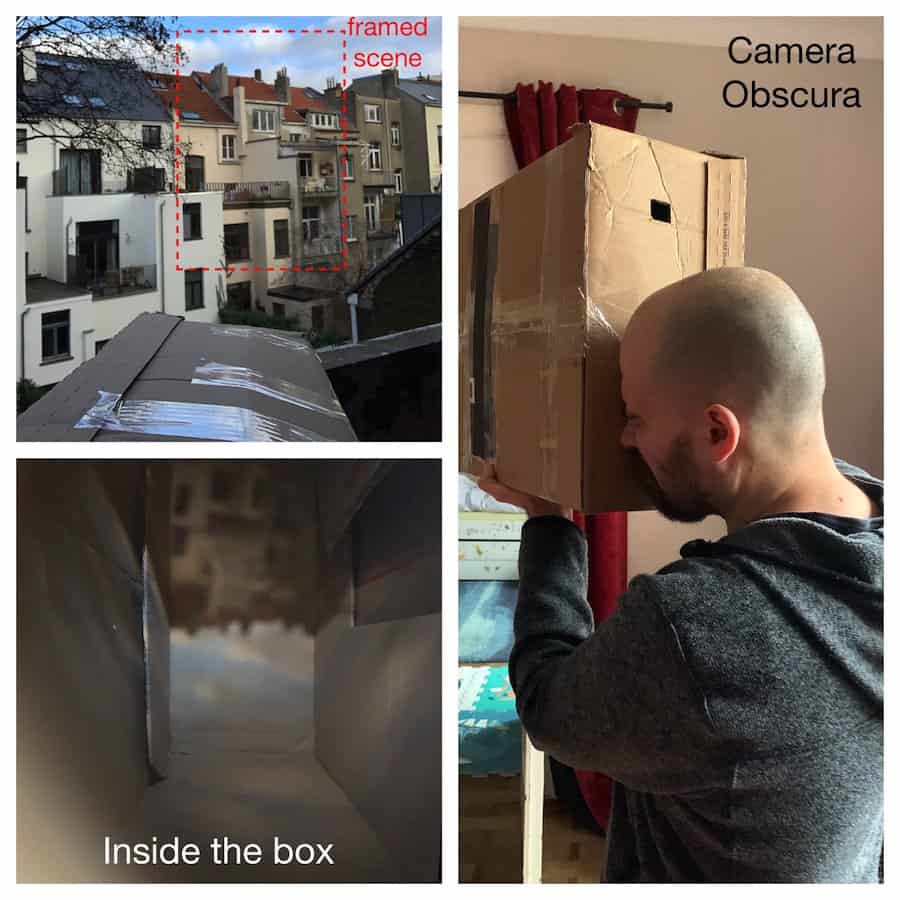 Enjoying my very own camera obscura.