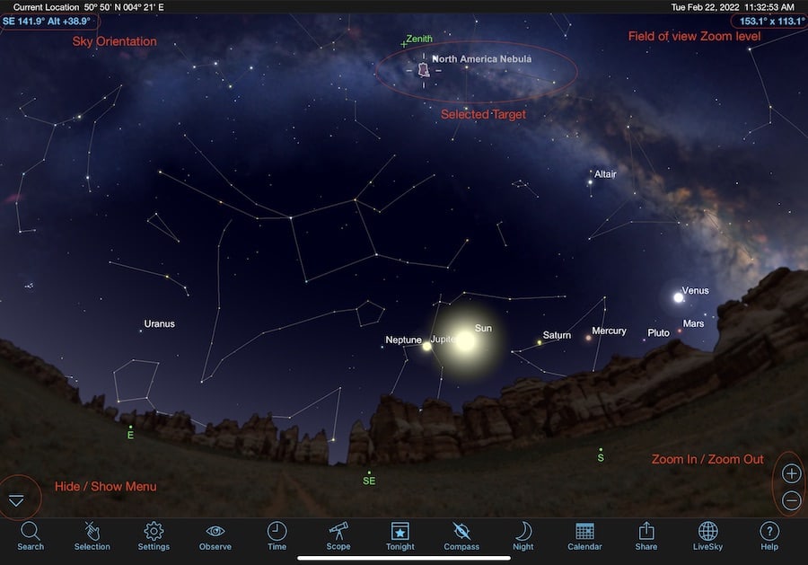 Skysafari Astronomy App Review