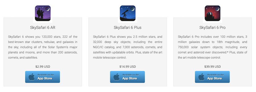 SkySafari 6 is available on the App Store.